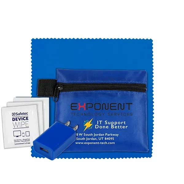 Tech Home and Travel Kit w/ Cleaning Cloth / Wall Charger - Tech Home and Travel Kit w/ Cleaning Cloth / Wall Charger - Image 8 of 21