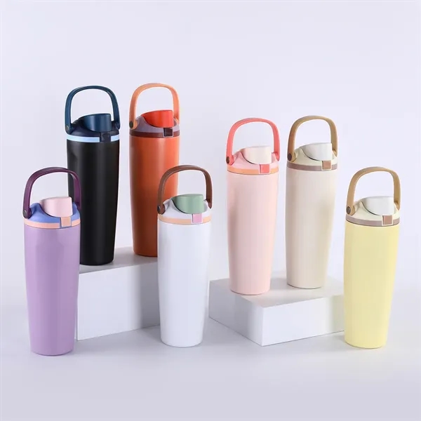 30oz Leak Proof Water Bottle with Lid Lock - 30oz Leak Proof Water Bottle with Lid Lock - Image 3 of 8