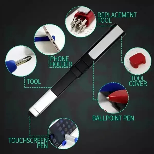 Multifunction Tool Pen with Screwdriver Set - Multifunction Tool Pen with Screwdriver Set - Image 4 of 9