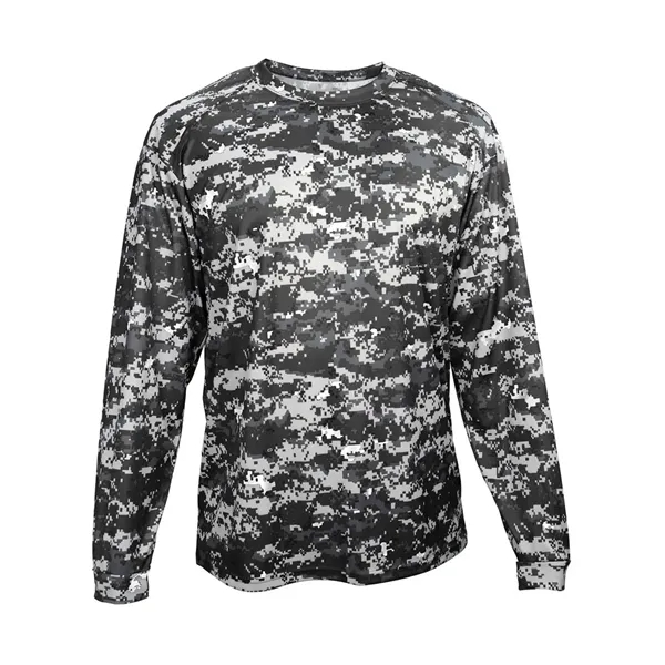 Badger Youth Digital Camo Long Sleeve T-Shirt