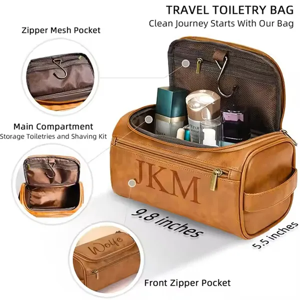 Men's Travel Toiletry Bag - Men's Travel Toiletry Bag - Image 1 of 12