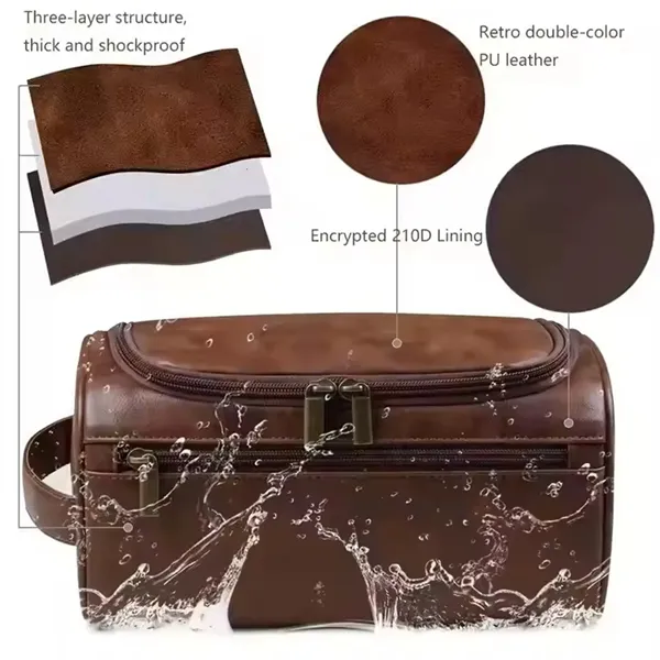 Men's Travel Toiletry Bag - Men's Travel Toiletry Bag - Image 4 of 12