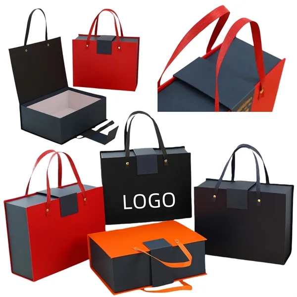 Premium Gift Box With Handles - Premium Gift Box With Handles - Image 0 of 2