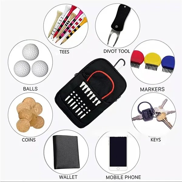 Golf Bag Can Hold 15 Balls And 7 Studs. - Golf Bag Can Hold 15 Balls And 7 Studs. - Image 2 of 4