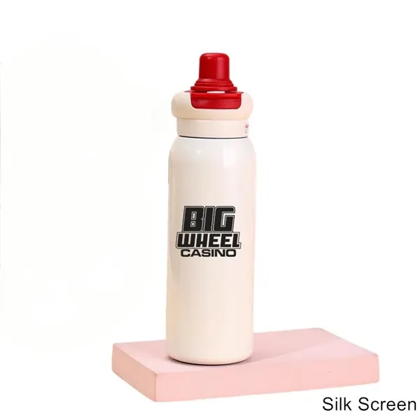 22 oz LABUBU Cartoon Insulated Dual-Drink Bottle with Straw - 22 oz LABUBU Cartoon Insulated Dual-Drink Bottle with Straw - Image 6 of 32