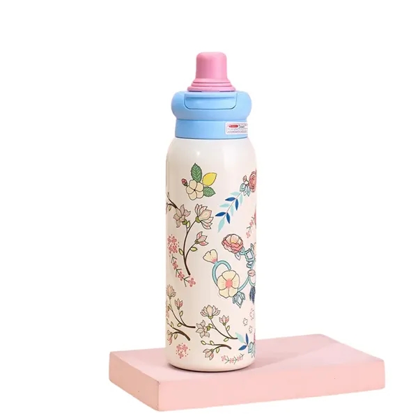 22 oz LABUBU Cartoon Insulated Dual-Drink Bottle with Straw - 22 oz LABUBU Cartoon Insulated Dual-Drink Bottle with Straw - Image 24 of 32