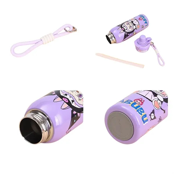 22 oz LABUBU Cartoon Insulated Dual-Drink Bottle with Straw - 22 oz LABUBU Cartoon Insulated Dual-Drink Bottle with Straw - Image 32 of 32