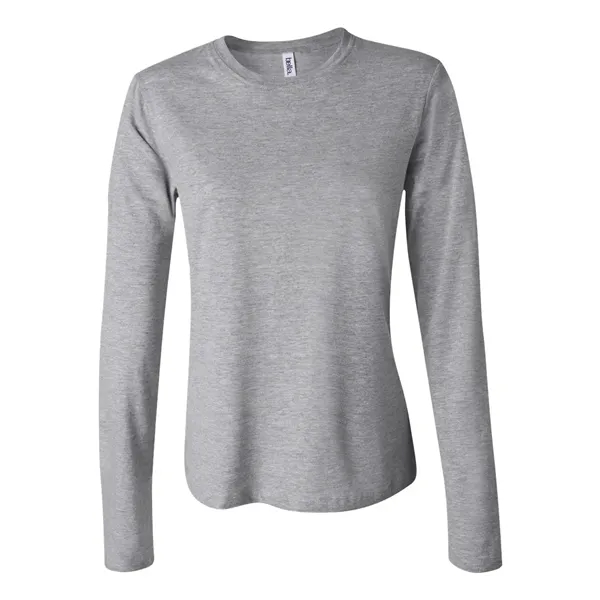 BELLA + CANVAS Women's Jersey Long Sleeve Tee - BELLA + CANVAS Women's Jersey Long Sleeve Tee - Image 1 of 29