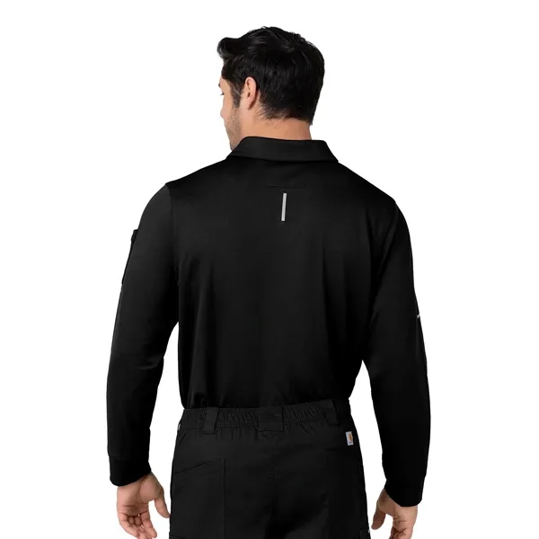 Rugged Flex RSCU Men's Heavyweight Long Sleeve Polo Scrub - Rugged Flex RSCU Men's Heavyweight Long Sleeve Polo Scrub - Image 6 of 8