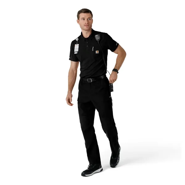 Rugged Flex RSCU Men's Lightweight Short Sleeve Polo Scrub - Rugged Flex RSCU Men's Lightweight Short Sleeve Polo Scrub - Image 1 of 12