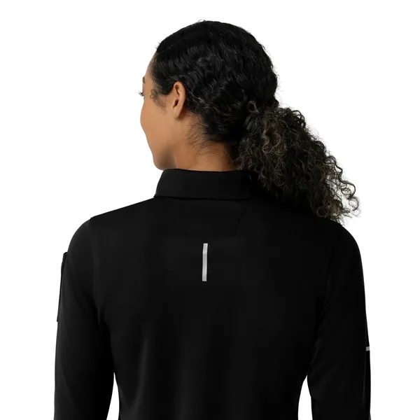 Rugged Flex RSCU Women's Heavyweight Long Sleeve Polo Scrub - Rugged Flex RSCU Women's Heavyweight Long Sleeve Polo Scrub - Image 4 of 8