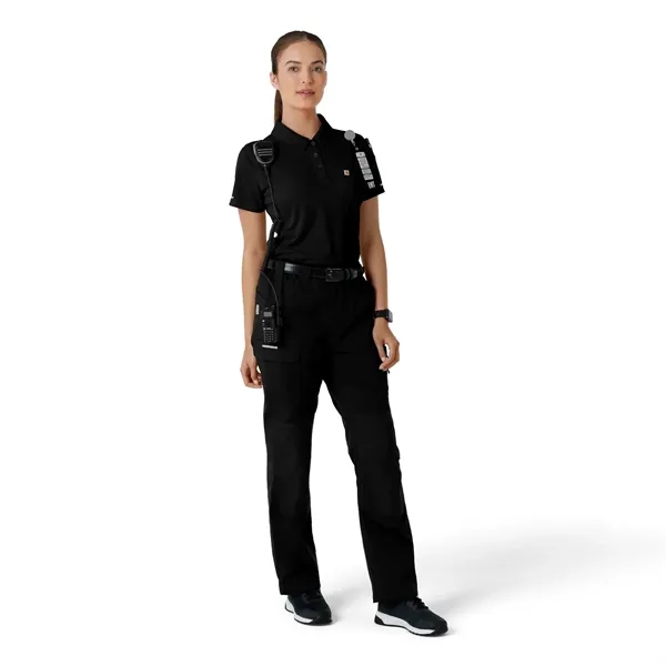 Rugged Flex RSCU Women's Lightweight Short Sleeve Polo Scrub - Rugged Flex RSCU Women's Lightweight Short Sleeve Polo Scrub - Image 1 of 11
