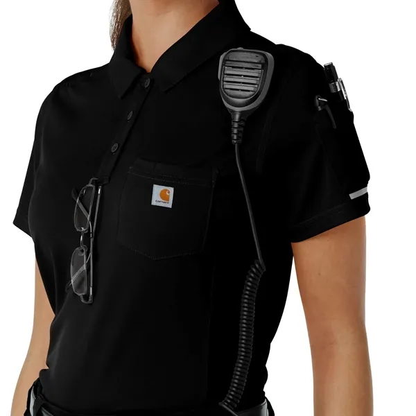 Rugged Flex RSCU Women's Lightweight Short Sleeve Polo Scrub - Rugged Flex RSCU Women's Lightweight Short Sleeve Polo Scrub - Image 6 of 11