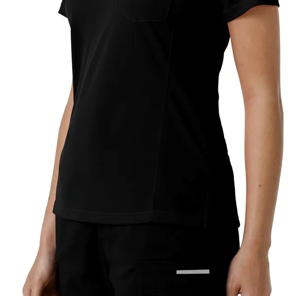 Rugged Flex RSCU Women's Lightweight Short Sleeve Polo Scrub - Rugged Flex RSCU Women's Lightweight Short Sleeve Polo Scrub - Image 7 of 11