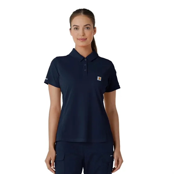 Rugged Flex RSCU Women's Lightweight Short Sleeve Polo Scrub - Rugged Flex RSCU Women's Lightweight Short Sleeve Polo Scrub - Image 10 of 11