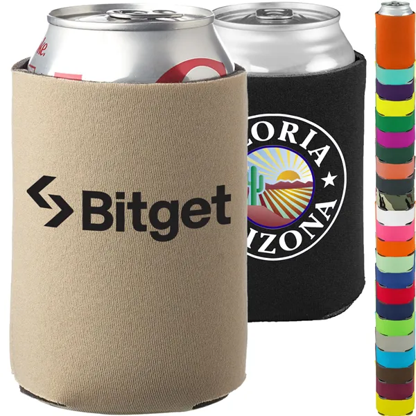 Custom 4mm Collapsible Can Coolers with Drinking Sleeves - Custom 4mm Collapsible Can Coolers with Drinking Sleeves - Image 0 of 30
