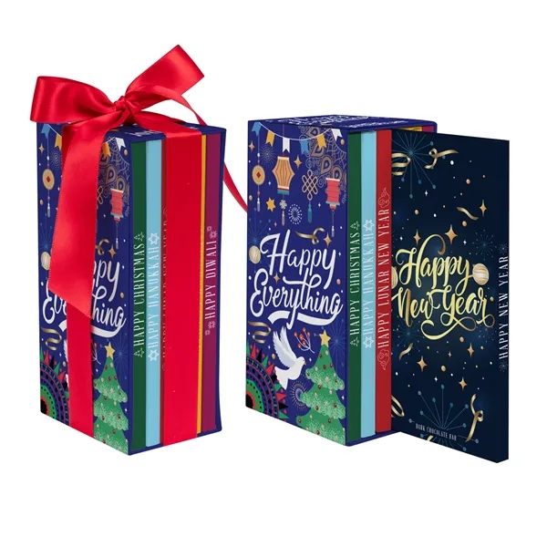 3 oz. Chocolate Bar Bookcase Box - 3 oz. Chocolate Bar Bookcase Box - Image 0 of 10