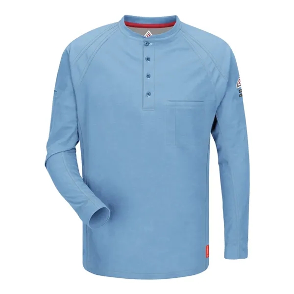 Bulwark Men's Long Sleeve Henley - Bulwark Men's Long Sleeve Henley - Image 4 of 8