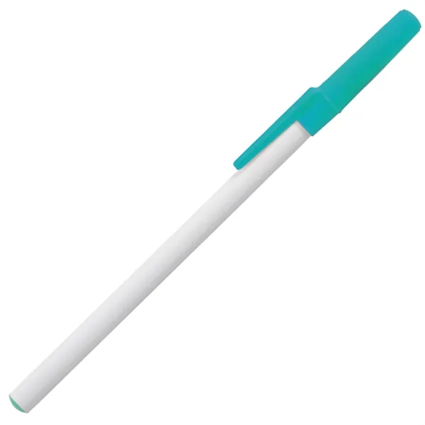 Durable Stick Pen w/ Colored Cap - Durable Stick Pen w/ Colored Cap - Image 1 of 13