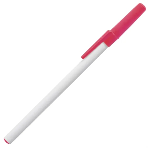 Durable Stick Pen w/ Colored Cap - Durable Stick Pen w/ Colored Cap - Image 2 of 13