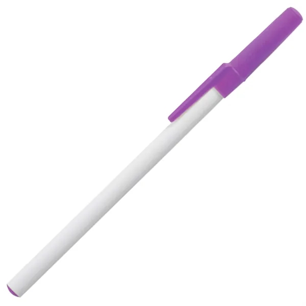 Durable Stick Pen w/ Colored Cap - Durable Stick Pen w/ Colored Cap - Image 10 of 13