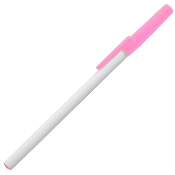 Durable Stick Pen w/ Colored Cap - Durable Stick Pen w/ Colored Cap - Image 13 of 13