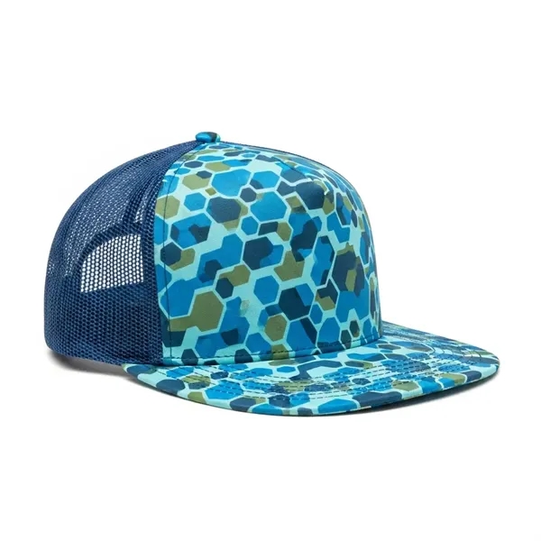 Richardson 5-Panel Hat w/Leatherette Patches or Embroidery - Richardson 5-Panel Hat w/Leatherette Patches or Embroidery - Image 1 of 11