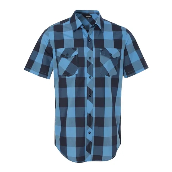 Burnside Men's Buffalo Plaid Short Sleeve Shirt - Burnside Men's Buffalo Plaid Short Sleeve Shirt - Image 1 of 12