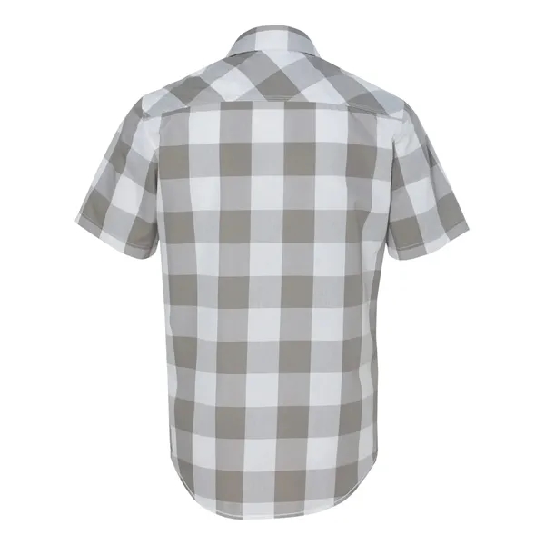 Burnside Men's Buffalo Plaid Short Sleeve Shirt - Burnside Men's Buffalo Plaid Short Sleeve Shirt - Image 9 of 12