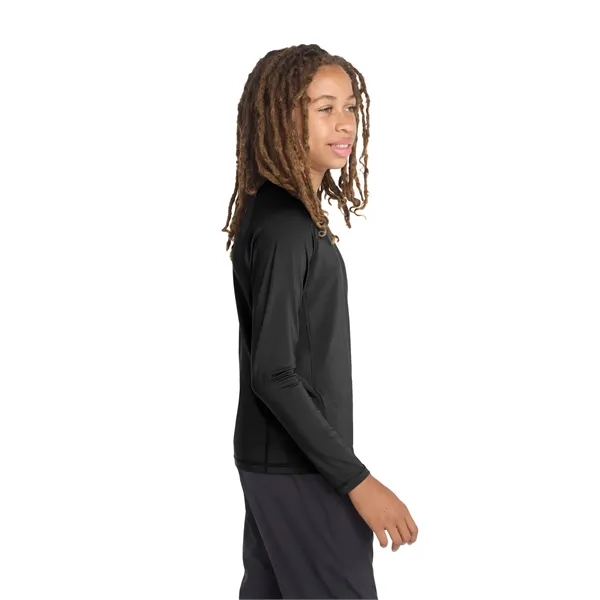 Sport-Tek Youth Long Sleeve Rashguard Tee. - Sport-Tek Youth Long Sleeve Rashguard Tee. - Image 2 of 19