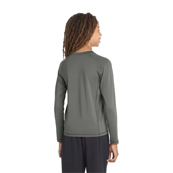 Sport-Tek Youth Long Sleeve Rashguard Tee. - Sport-Tek Youth Long Sleeve Rashguard Tee. - Image 6 of 19