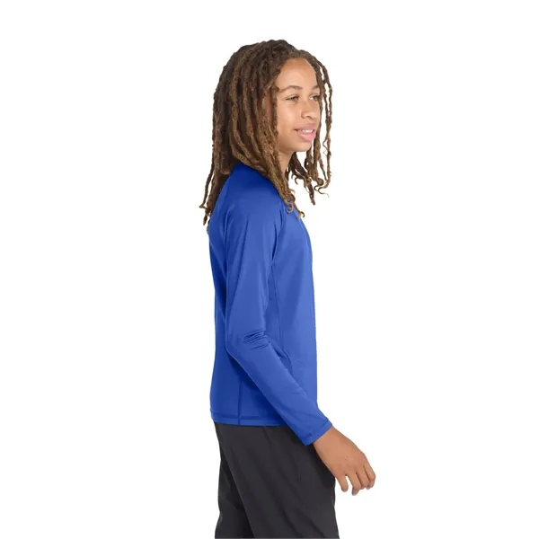 Sport-Tek Youth Long Sleeve Rashguard Tee. - Sport-Tek Youth Long Sleeve Rashguard Tee. - Image 11 of 19