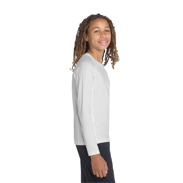 Sport-Tek Youth Long Sleeve Rashguard Tee. - Sport-Tek Youth Long Sleeve Rashguard Tee. - Image 14 of 19