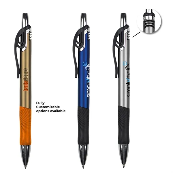 Metallic Gripper Pen - Metallic Gripper Pen - Image 0 of 4
