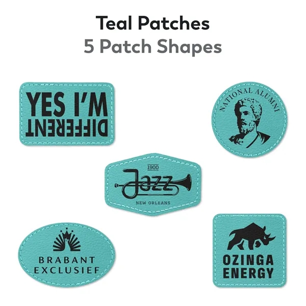 Richardson 6-Panel Snapback Trucker Hat w/Leather Patches - Richardson 6-Panel Snapback Trucker Hat w/Leather Patches - Image 8 of 11