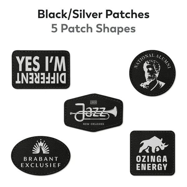 Richardson 6-Panel Snapback Trucker Hat w/Leather Patches - Richardson 6-Panel Snapback Trucker Hat w/Leather Patches - Image 10 of 11