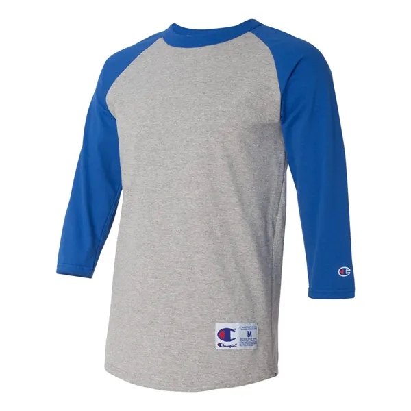 Champion Unisex Raglan Sleeve Baseball T-Shirt - Champion Unisex Raglan Sleeve Baseball T-Shirt - Image 8 of 33