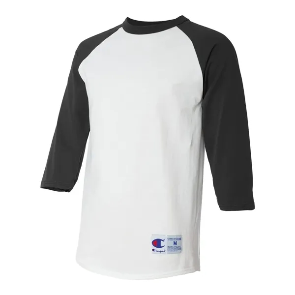 Champion Unisex Raglan Sleeve Baseball T-Shirt - Champion Unisex Raglan Sleeve Baseball T-Shirt - Image 14 of 33