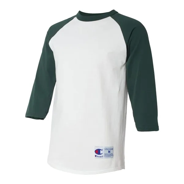 Champion Unisex Raglan Sleeve Baseball T-Shirt - Champion Unisex Raglan Sleeve Baseball T-Shirt - Image 17 of 33