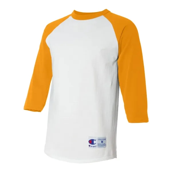 Champion Unisex Raglan Sleeve Baseball T-Shirt - Champion Unisex Raglan Sleeve Baseball T-Shirt - Image 20 of 33
