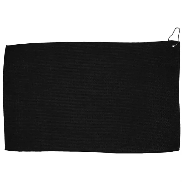 16" X 26" RPET Waffle Golf Towel w/Hook & Grommet - 16" X 26" RPET Waffle Golf Towel w/Hook & Grommet - Image 7 of 16