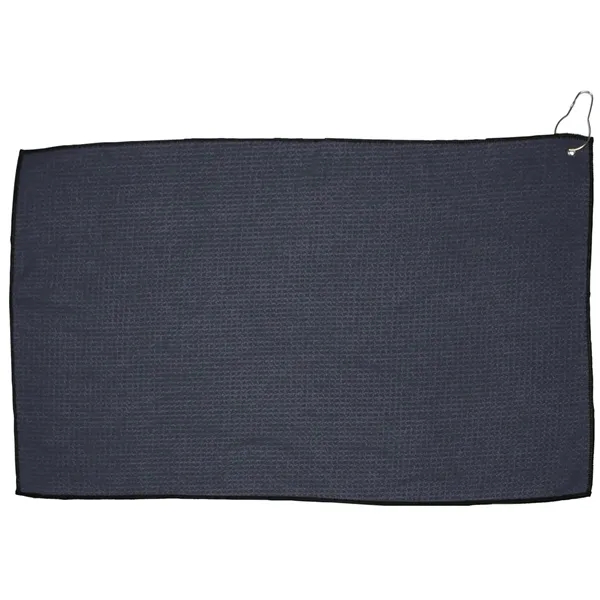 16" X 26" RPET Waffle Golf Towel w/Hook & Grommet - 16" X 26" RPET Waffle Golf Towel w/Hook & Grommet - Image 9 of 16