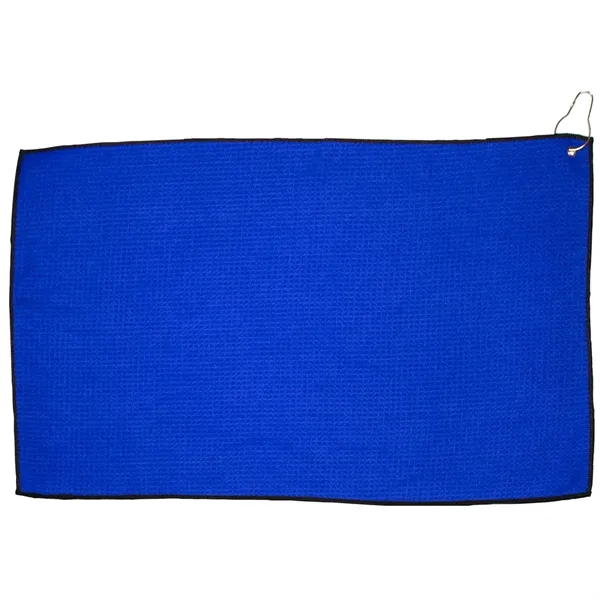 16" X 26" RPET Waffle Golf Towel w/Hook & Grommet - 16" X 26" RPET Waffle Golf Towel w/Hook & Grommet - Image 14 of 16