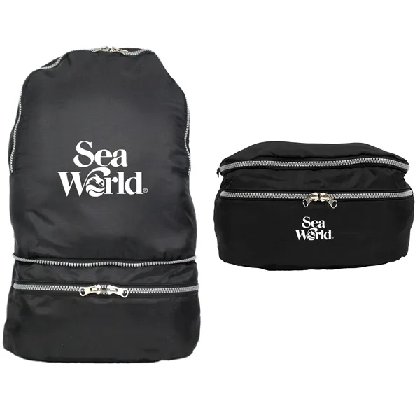 Recycled 2-in-1 Backpack & Waist Pack - Recycled 2-in-1 Backpack & Waist Pack - Image 7 of 8
