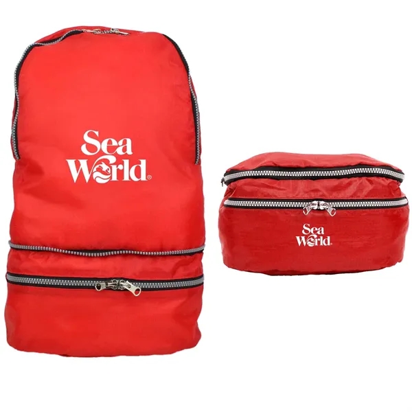Recycled 2-in-1 Backpack & Waist Pack - Recycled 2-in-1 Backpack & Waist Pack - Image 5 of 8