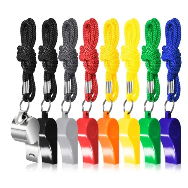 Durable ABS Whistle with Lanyard - Durable ABS Whistle with Lanyard - Image 2 of 5