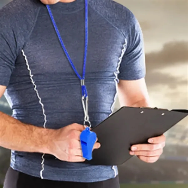 Durable ABS Whistle with Lanyard - Durable ABS Whistle with Lanyard - Image 5 of 5