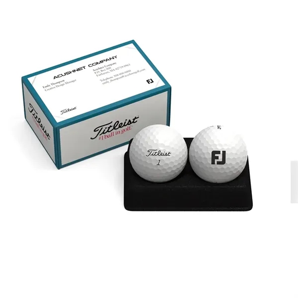 Titleist Custom 2-Ball Business Card Box