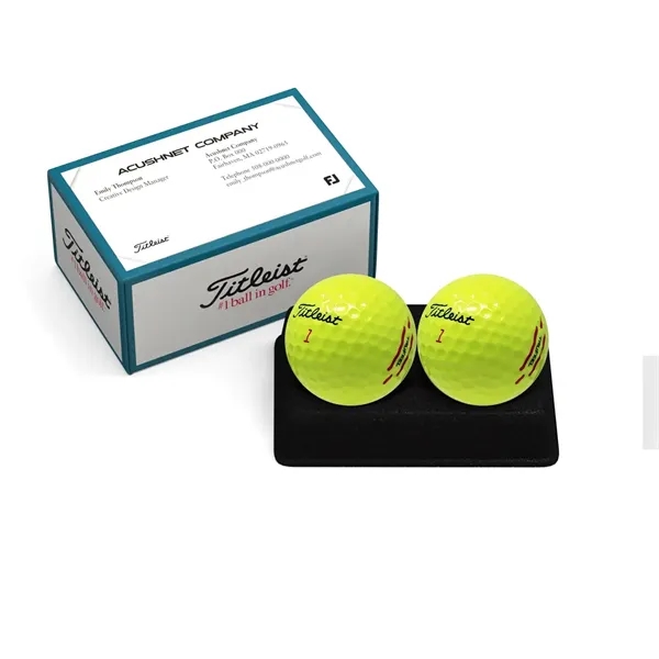 Titleist Custom 2-Ball Business Card Box