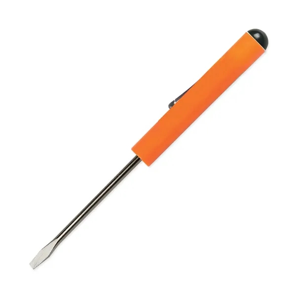 Pocket Screwdriver - Fixed 1/8" Flat Tip Blade w/ Button Top - Pocket Screwdriver - Fixed 1/8" Flat Tip Blade w/ Button Top - Image 11 of 22